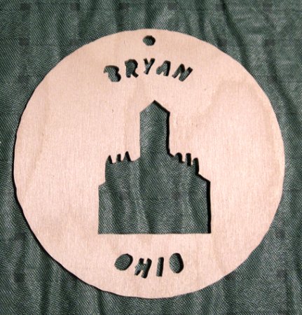 Bryan Courthouse Ornament