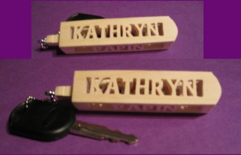 Personalized Compound Key Ring