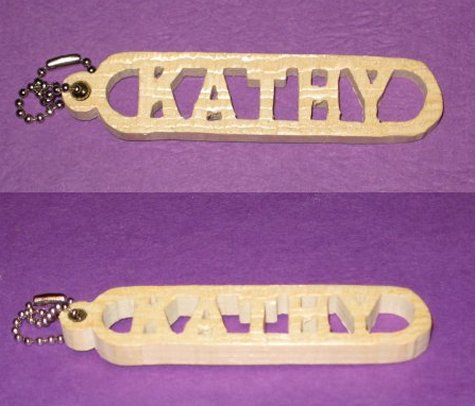 Personalized Oval Key Ring