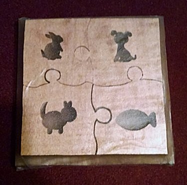 4-piece Little Animal Puzzle
