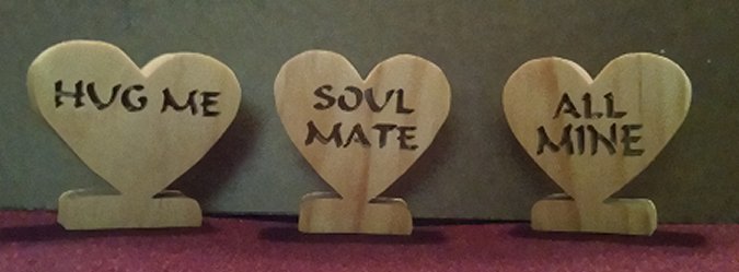 'Hug Me', 'Soul Mate', 'All Mine' pedestals