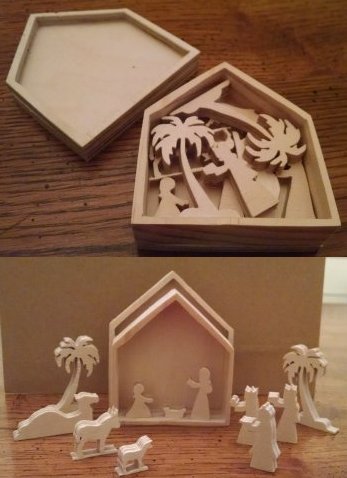 Mini-Nativity in a Box