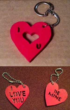 Valentine Key Rings and Key Chains
