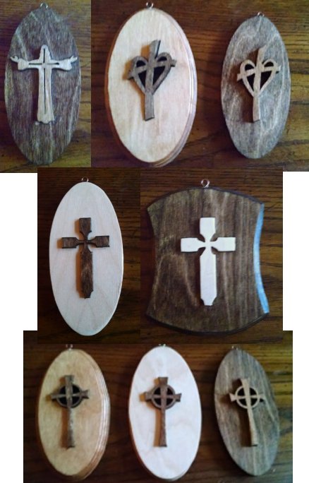 Various Cross Plaques